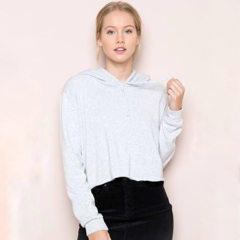 Brandy Melville Lennon Cropped Hoodie
